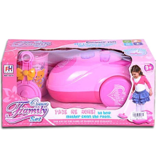 Magic Toys Rózsaszín elektronikus porszívó fénnyel házimunka