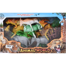 Magic Toys Szafari játékszett 8db állatfigurával és kiegészítőkkel játékfigura