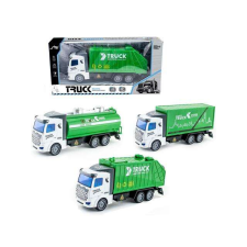 Magic Toys Szelektív hulladékszállító kamion többféle változatban 20,5x5,5x9cm autópálya és játékautó