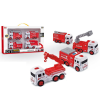 Magic Toys Szerelhető tűzoltó járművek 4 db-os szett