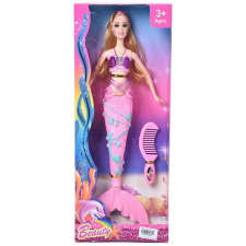 Magic Toys Szőke hajú sellő baba fésűvel 30cm baba
