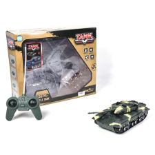 Magic Toys Távirányítós RC terepmintás tank fénnyel 1/32 27MHz autópálya és játékautó