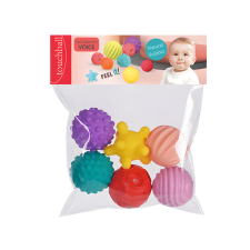 Magic Toys Touchball: Tapintás fejlesztő 6db-os labda szett kreatív és készségfejlesztő