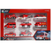Magic Toys X-Fireproof tűzoltó kisautó szett 8db-os