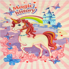  Magic unicorn gyerekszőnyeg 133x180cm lakástextília