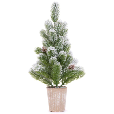  MagicHome karácsonyi dekoráció, Behavazott karácsonyfa, 38 cm karácsonyi dekoráció
