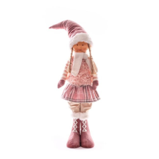  MagicHome karácsonyi dekoráció, Lány, rózsaszín, 75 cm karácsonyi dekoráció