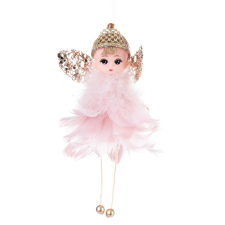 MagicHome karácsonyi dekoráció, Tündér, rózsaszín 10 x 7 x 11 cm karácsonyi dekoráció