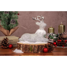  MagicHome karácsonyi dekoráció, Ülő rénszarvas, 19 x 17 cm karácsonyi dekoráció