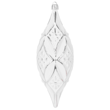  MagicHome karácsonyi dísz, ezüst, karácsonyfára, 2 db, 16 cm karácsonyi dekoráció