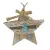 MagicHome Vianoce MagicHome karácsonyi dísz, csillag, felfüggeszthető, csomag. 5 db, 10 cm