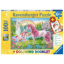Mágikus unikornisok XXL puzzle és színezőkönyv puzzle, kirakós