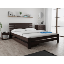 Magnat PARIS magasított ágy 140x200 cm, diófa Ágyrács: Ágyrács nélkül, Matrac: Somnia 17 cm matrac ágy és ágykellék