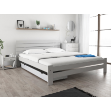 Magnat PARIS magasított ágy 180x200 cm, fehér Ágyrács: Ágyrács nélkül, Matrac: Somnia 17 cm matrac ágy és ágykellék