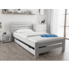 Magnat PARIS magasított ágy 80x200 cm, fehér Ágyrács: Léces ágyrács, Matrac: Somnia 17 cm matrac