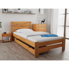 Magnat PARIS magasított ágy 90x200 cm, égerfa Ágyrács: Deszkás ágyráccsal, Matrac: Matrac nélkül ágy és ágykellék