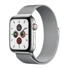 Mágneses Apple Watch ezüst szíj (42mm / 44mm) okosóra kellék