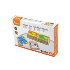  Mágneses fa puzzle - állatok puzzle, kirakós