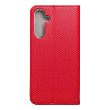  Magnet Samsung Galaxy S25 Ultra mágneses flip tok, piros tok és táska