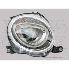 MAGNETI MARELLI Fiat 500 2015.07.01- Fényszóró H7 jobb MM (1BYR) autóalkatrész