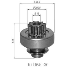 MAGNETI MARELLI fogaskerék, önindító MAGNETI MARELLI 940113020347 autóalkatrész