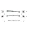MAGNETI MARELLI gyújtókábelkészlet 941318111047