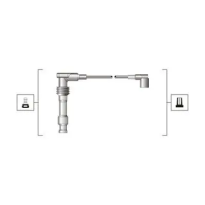 MAGNETI MARELLI gyújtókábelkészlet 941319170015 autóalkatrész
