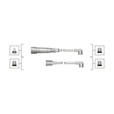 MAGNETI MARELLI gyújtókábelkészlet 941319170114 autóalkatrész