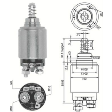 MAGNETI MARELLI mágneskapcsoló, önindító MAGNETI MARELLI 940113050252 autóalkatrész