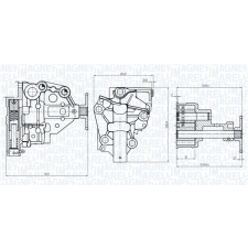 MAGNETI MARELLI olajszivattyú MAGNETI MARELLI 351516000020 autóalkatrész