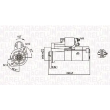 MAGNETI MARELLI önindító 063721221010 autóalkatrész