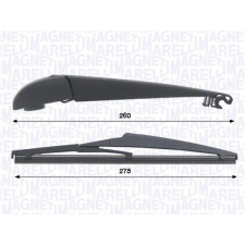 MAGNETI MARELLI Törlőkarkészlet, szélvédő tisztítás MAGNETI MARELLI 000723180433 autóalkatrész