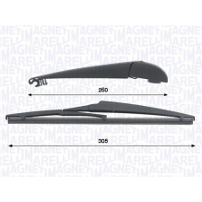 MAGNETI MARELLI Törlőkarkészlet, szélvédő tisztítás MAGNETI MARELLI 000723180434 autóalkatrész