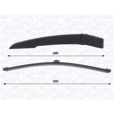 MAGNETI MARELLI Törlőkarkészlet, szélvédő tisztítás MAGNETI MARELLI 000723180449 autóalkatrész