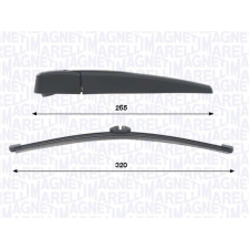 MAGNETI MARELLI Törlőkarkészlet, szélvédő tisztítás MAGNETI MARELLI 000723180450 autóalkatrész