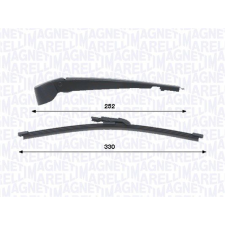 MAGNETI MARELLI Törlőkarkészlet, szélvédő tisztítás MAGNETI MARELLI 000723180456 autóalkatrész
