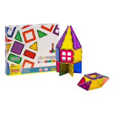  Magnetic tiles 3D Playmags 165 - 32 pcs set mágneses építőjáték