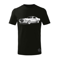 Magnolion 1967 Shelby Mustang GT500 v2 gyerek póló - 11 szín, 4-12 éves