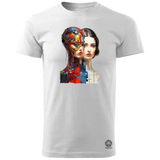 Magnolion 3d absztrakt fantázia v4 férfi póló - 19 szín, S-3XL férfi póló