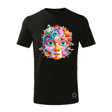 Magnolion 3D agy v4 gyerek póló - 11 szín, 4-12 éves