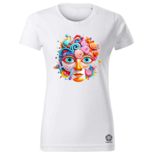 Magnolion 3D agy v4 női póló - 19 szín, XS-2XL női póló