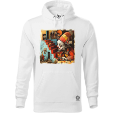 Magnolion Absztrakt bohóc v10 férfi pulóver - 19 szín, S-5XL férfi pulóver, kardigán