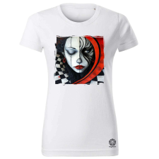 Magnolion Absztrakt bohóc v8 női póló - 19 szín, XS-2XL női póló