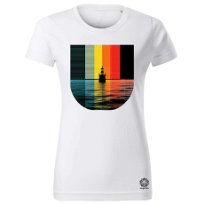 Magnolion Absztrakt bója női póló - 19 szín, XS-2XL