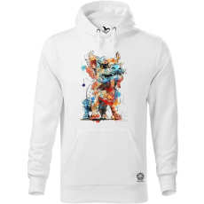 Magnolion Absztrakt Fu kutya v5 férfi pulóver - 19 szín, S-5XL