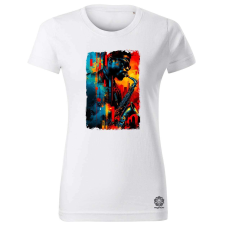 Magnolion Absztrakt jazz v8 női póló - 19 szín, XS-2XL női póló