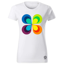 Magnolion Absztrakt lóhere v1 női póló - 19 szín, XS-2XL női póló