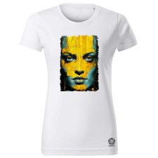 Magnolion Absztrakt portré v2 női póló - 19 szín, XS-2XL női póló