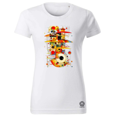 Magnolion Absztrakt űrállomás v1 női póló - 19 szín, XS-2XL
