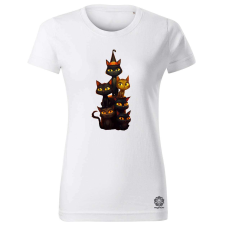 Magnolion Ácsorognak a cicák v3 női póló - 19 szín, XS-2XL női póló